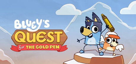 布鲁伊的寻找金色画笔之旅/Bluey's Quest For The Gold Pen