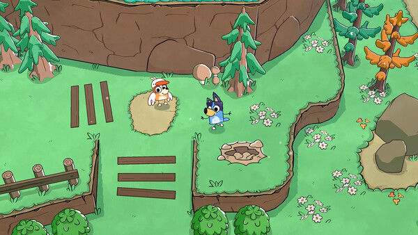 布鲁伊的寻找金色画笔之旅/Bluey's Quest For The Gold Pen 截图