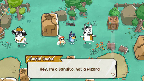 布鲁伊的寻找金色画笔之旅/Bluey's Quest For The Gold Pen 截图