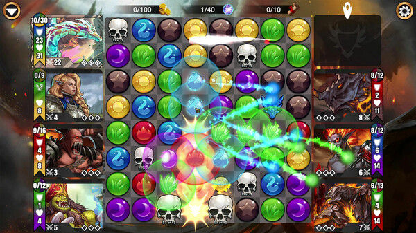 Gems of War - Puzzle RPG 截图