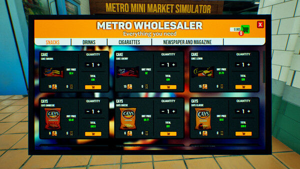 地铁迷你市场模拟器/Metro Mini Market Simulator 截图