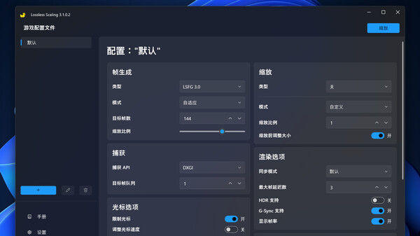 无损缩放/Lossless Scaling 截图