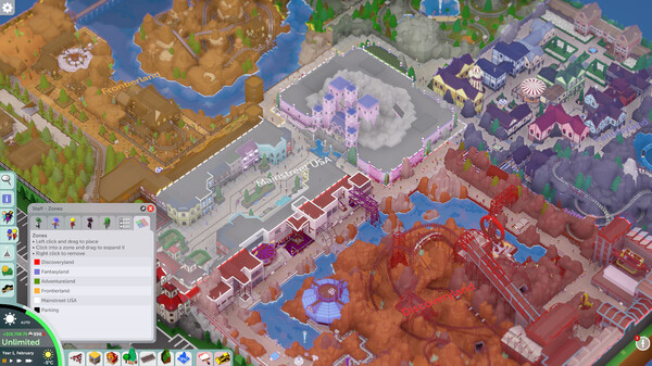 过山车大亨建筑师/Parkitect 截图