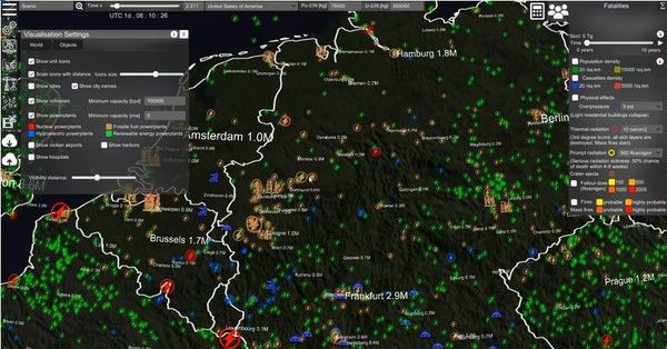 Nuclear War Simulator 截图