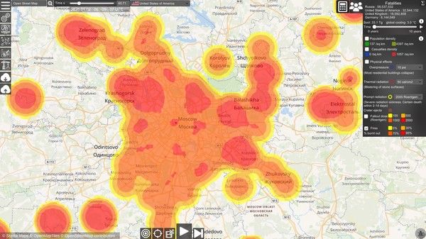 Nuclear War Simulator 截图
