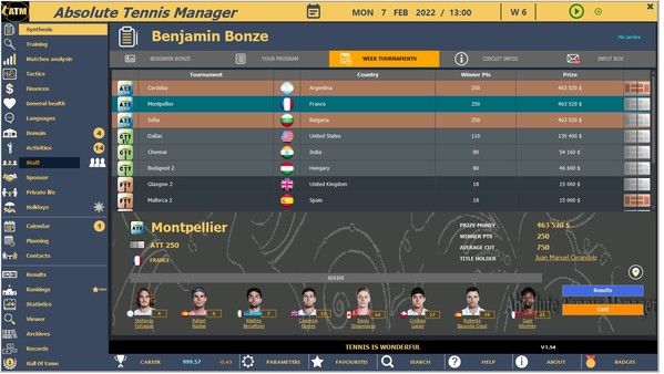 Absolute Tennis Manager 截图