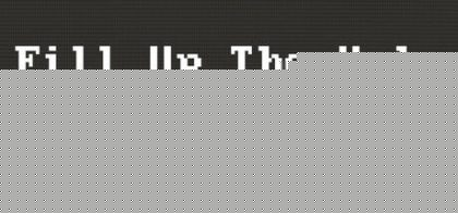 填满那个洞/Fill Up The Hole