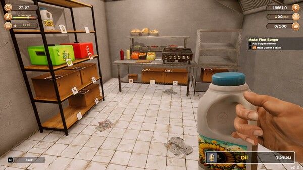 Corner Kitchen Fast Food Simulator 截图
