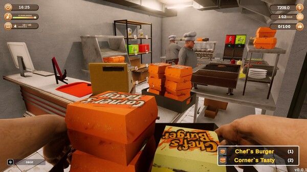 Corner Kitchen Fast Food Simulator 截图