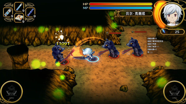 Is It Wrong to Try to Pick Up Girls in a Dungeon? Infinite Combate 截图