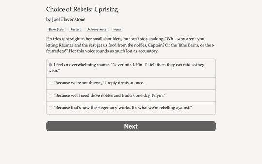 Choice of Rebels: Uprising 截图