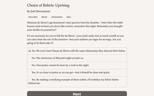 Choice of Rebels: Uprising 截图