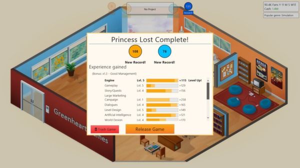 游戏开发巨头/游戏发展国/Game Dev Tycoon 截图