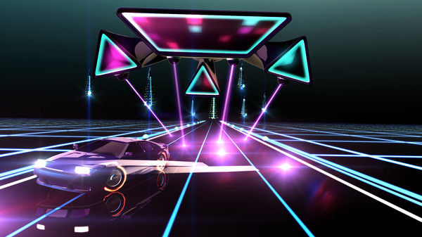 霓虹飞车/Neon Drive 截图
