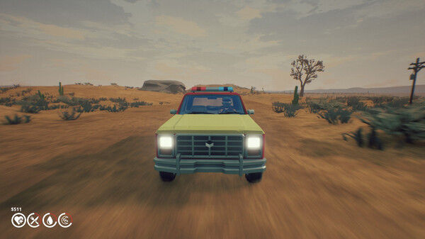 Under the Sand REDUX - a road trip simulator 截图
