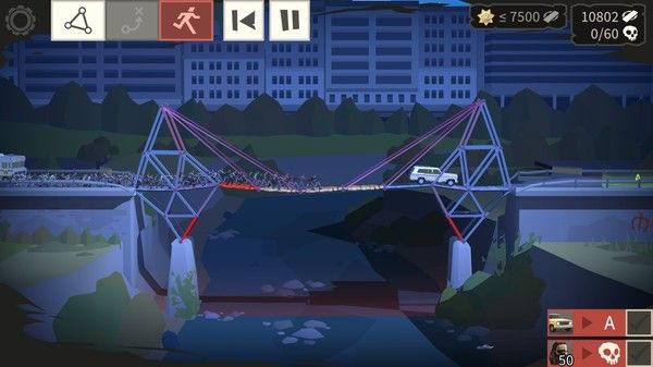 桥梁建造师：行尸走肉/Bridge Constructor: The Walking Dead 截图