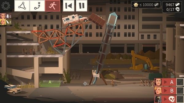 桥梁建造师：行尸走肉/Bridge Constructor: The Walking Dead 截图