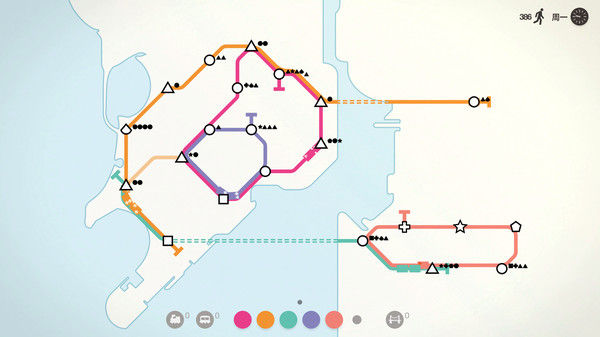 迷你地铁/Mini Metro 截图
