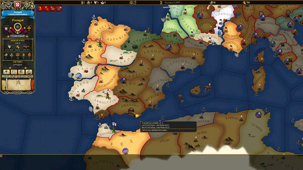 For The Glory: A Europa Universalis Game 截图