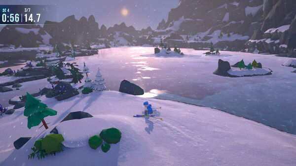 孤山速降：雪地骑手/Lonely Mountains: Snow Riders 截图