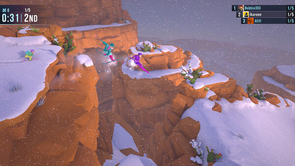 孤山速降：雪地骑手/Lonely Mountains: Snow Riders 截图