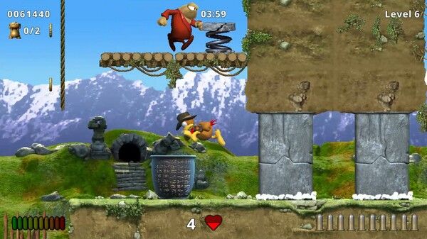 Moorhuhn Jump and Run 'Traps and Treasures 2' 截图