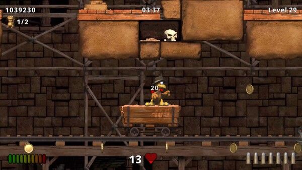 Moorhuhn Jump and Run 'Traps and Treasures 3' 截图