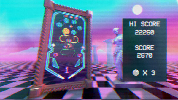 蒸汽波弹子球/Vaporwave Pinball 截图