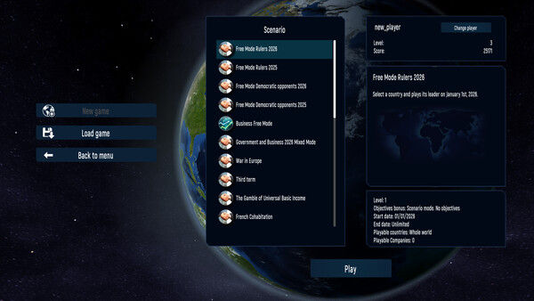 Geo-Political Simulator 2026 Edition 截图