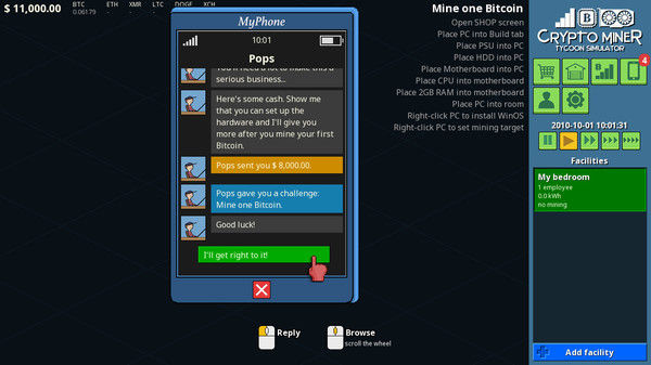 挖矿大亨模拟器 Crypto Miner Tycoon Simulator 截图