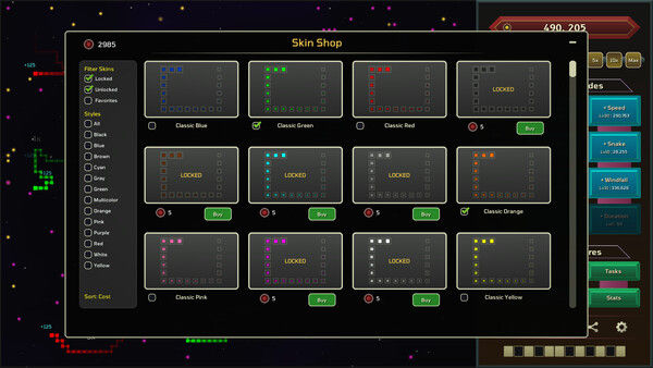 Auto Snakes in Outer Space 截图