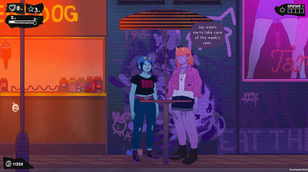 Dead Pets: A Punk Rock Slice of Life Sim 截图
