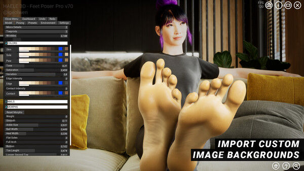 HAELE 3D - 足部姿势 Pro - 绘画参考 截图