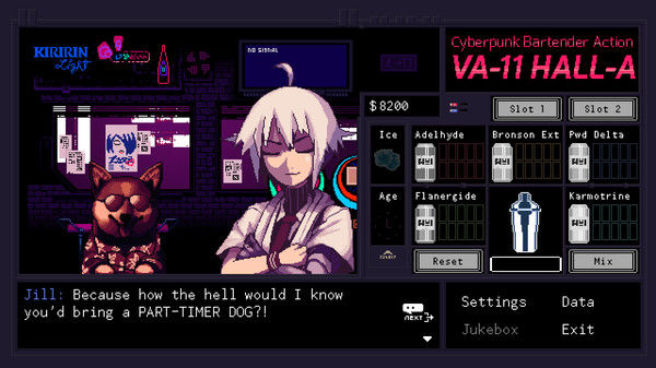 VA-11 HALL-A：赛博朋克酒保行动/VA-11 Hall-A: Cyberpunk Bartender Action 截图