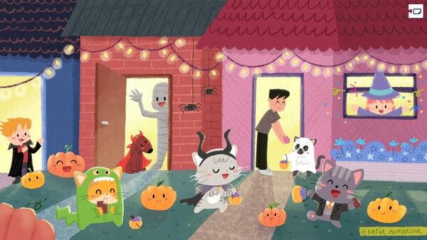 好友在万圣节/Buddy and Friends on Halloween 截图