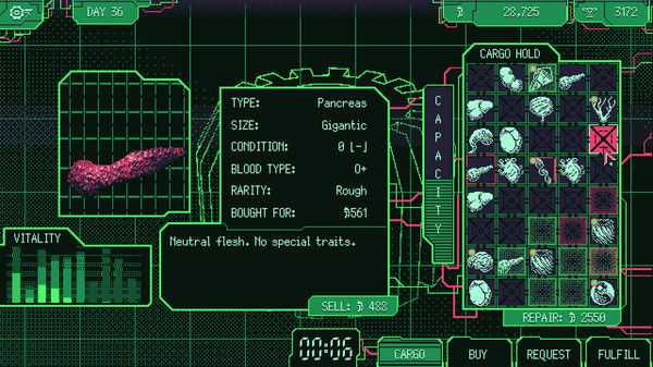 太空军阀器官交易模拟/Space Warlord Organ Trading Simulator 截图