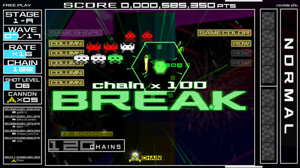 太空侵略者/Space Invaders Extreme 截图