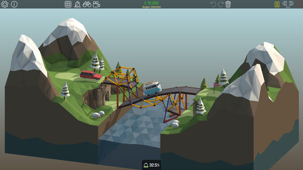 桥梁建造师/Poly Bridge 截图