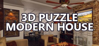 3D拼图：现代住宅/3D PUZZLE - Modern House
