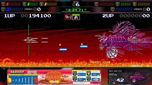大流士游戏合集/Darius Cozmic Collection Arcade 截图