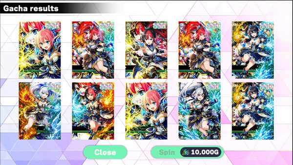 Isekai Mage Girl Gacha Pull Simulator: Elemental Card Collection 截图