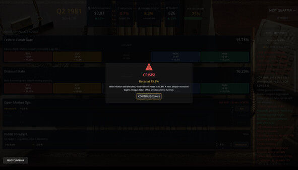 Federal Reserve Simulator 截图