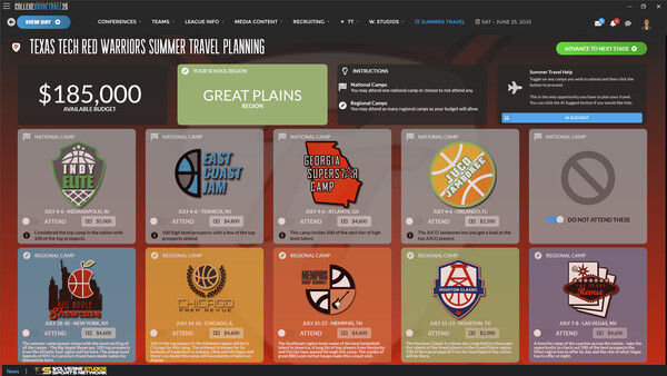 Draft Day Sports: College Basketball 2026 截图