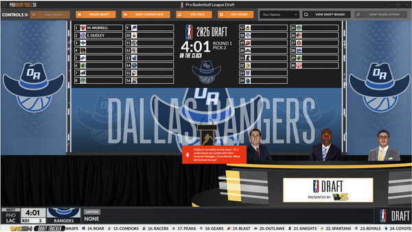 Draft Day Sports: Pro Basketball 2026 截图